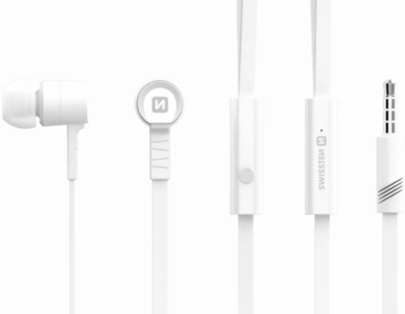 Swissten - Earbuds Rainbow YS-D2 (white)
