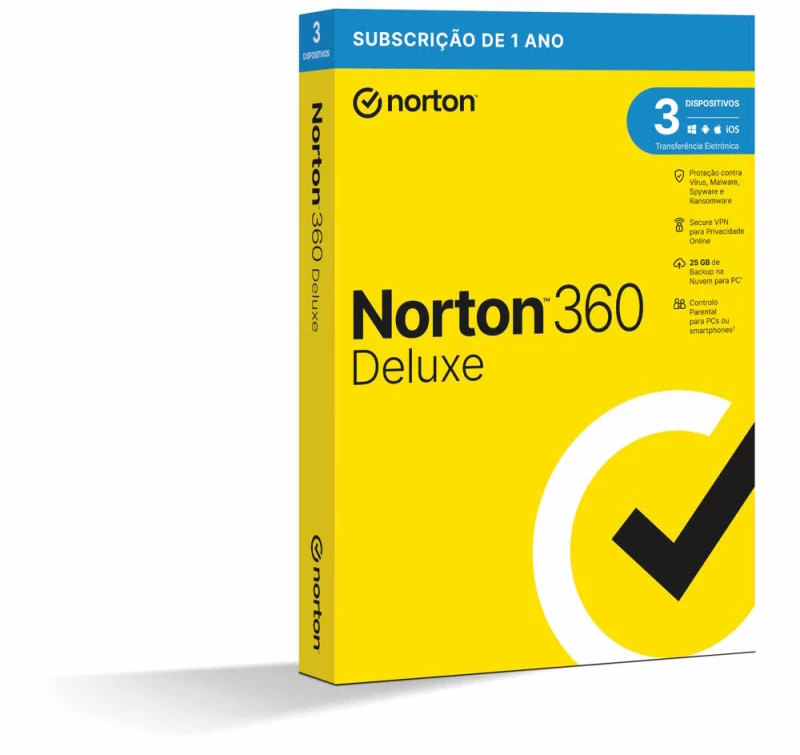 NORTON 360 Platinum, 100 GB, 1 Ano, 1 Pessoa, 20 Dispositivos