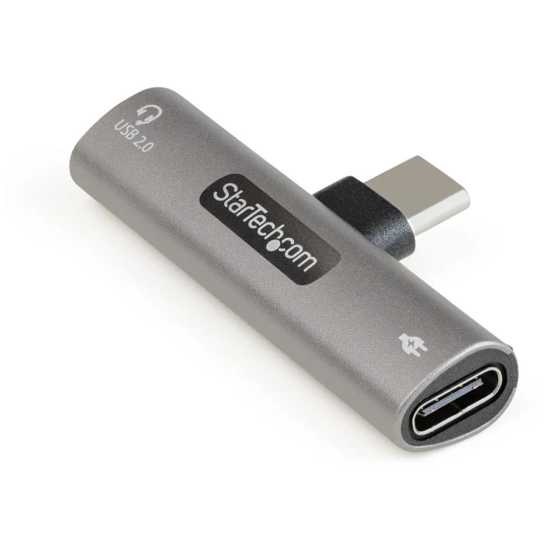 Adaptador StarTech USB-C Aúdio e Carregamento