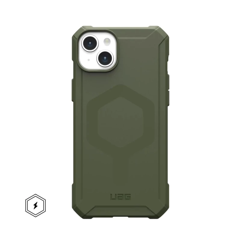 Capa UAG - Essential Armour MagSafe iPhone 15 Plus (Preta)
