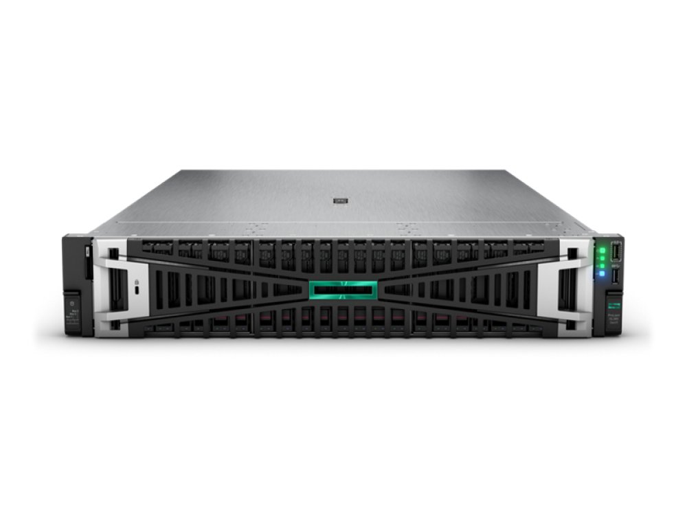 HPE DL380 G11 - Intel 4 410Y (12 Core, 2. 0 GHz, 15 0 W), 32 GB RDIMM 2R 4800 MT/s (1x32 GB), HPE MR408i-o Gen11 x8 Lanes 4GB Cache OCP SPDM Storage Controller and Smart Storage Battery, HPE 1000W Flex Slot Platinum Hot Plug Low Halogen Power Supply