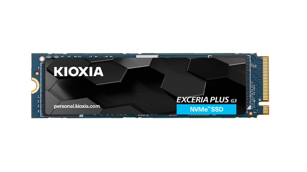 1TB SSD M.2 PCIe 4.0 NVMe KIOXIA EXCERIA PLUS G3 5000R/3900W 770K/950K IOPs