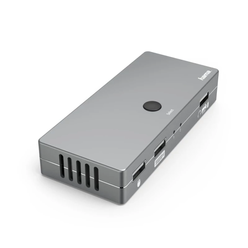 Hub HAMA KVM Connect2Switch cabos incluídos 4 Portas - 200135
