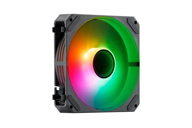 Ventoinha ABYSM GAMING ARCLIGHT 2.0 ARGB Preta PACK 3 em 1
