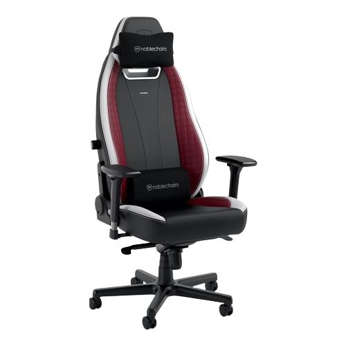 Cadeira Noblechairs Legend - Preta/branca/vermelha