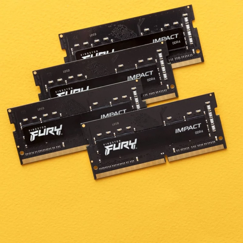 Memória RAM Kingston 32GB Fury Impact (2x 16GB) 3200Mhz SODimm
