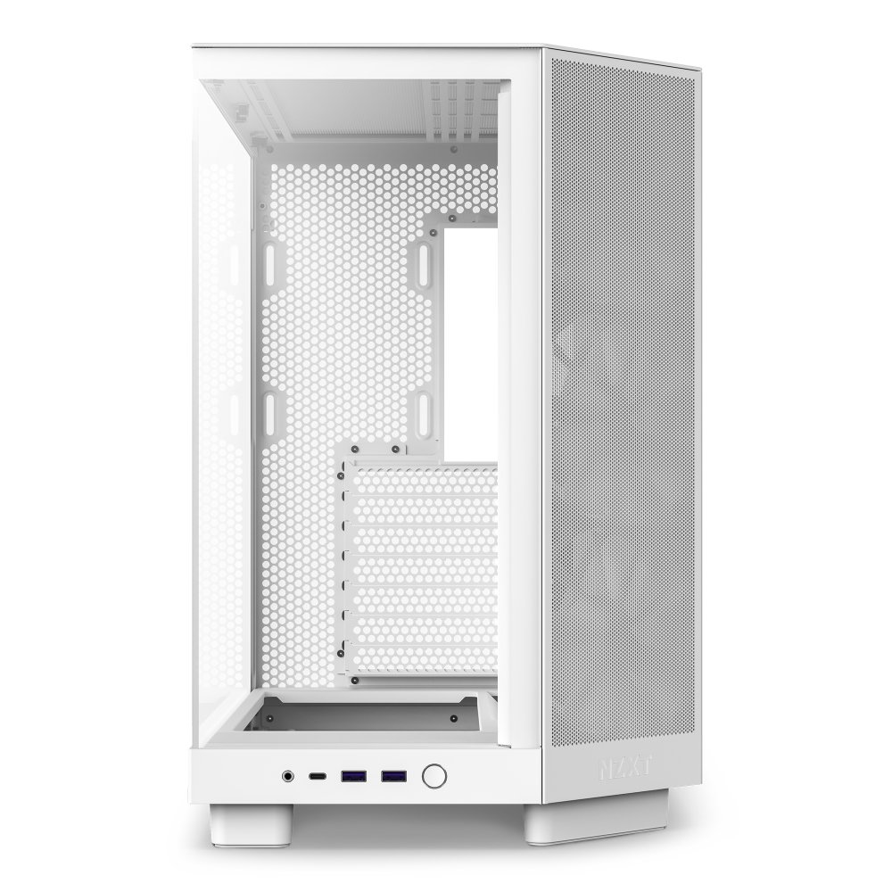 Caixa ATX NZXT H6 Flow Branca Vidro Temperado