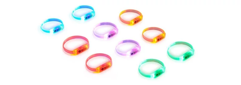Pulseira Hercules LED PACK (10 Unidades)