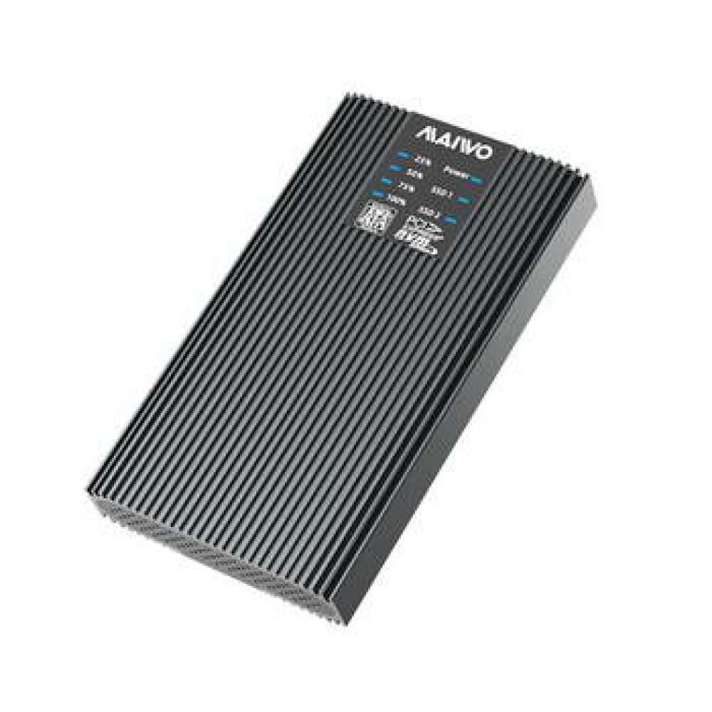 CAIXA EXTERNA Maiwo PARA 2 M.2 NVME C/RAID USB 3.2 GEN 2X2 20GBPS