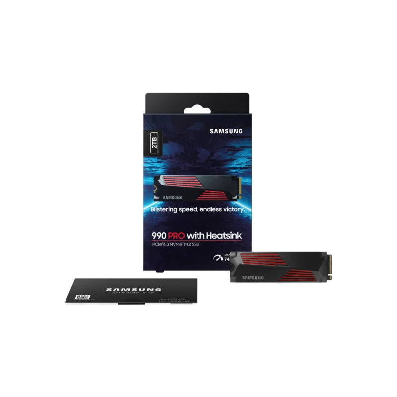 SSD M.2 NVMe Serie 990 PRO 2TB PCIe 4.0 V-NAND TLC c Dissipador