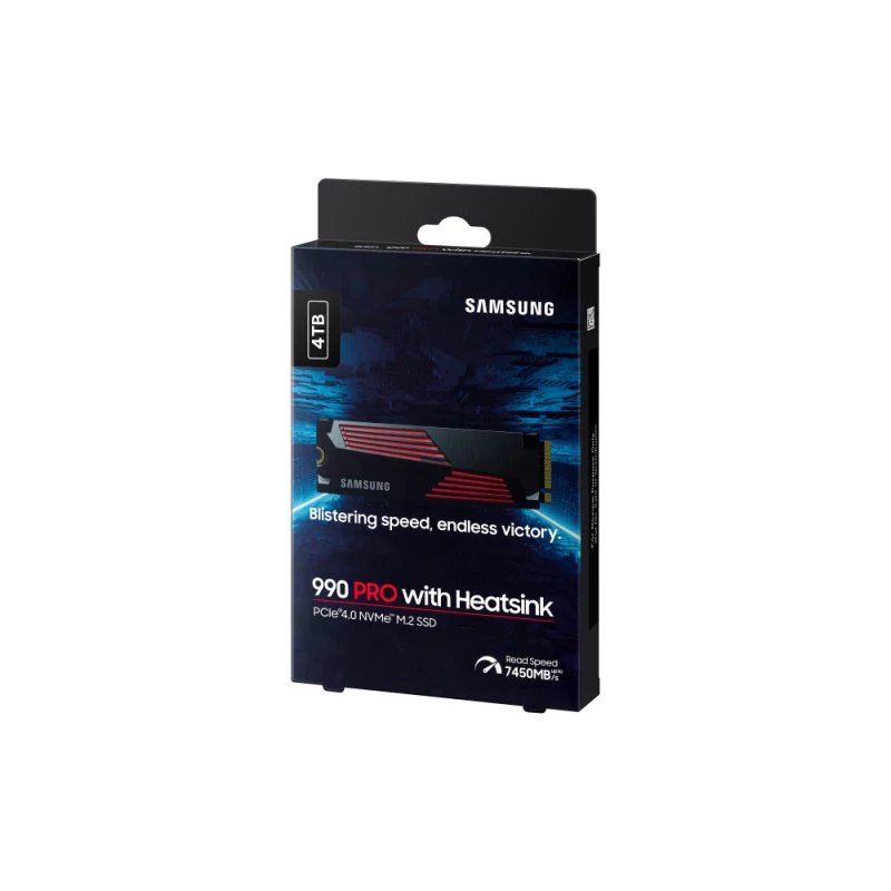 SSD M.2 NVMe Serie 990 PRO 4TB PCIe 4.0 V-NAND TLC c Dissipador