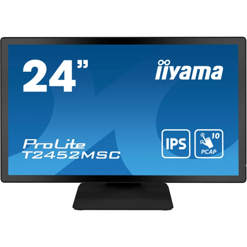 Monitor iiyama - 23.8" Full HD IPS Touch / 400 cd/m² / HDMI DisplayPort - ProLite T2452MSC-B1