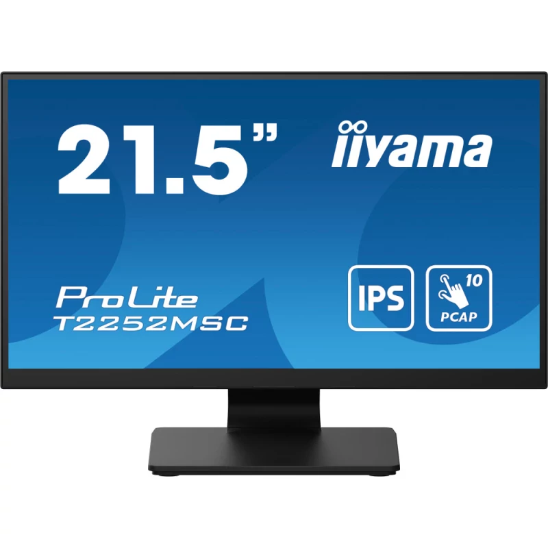 Monitor iiyama - 21.5" Full HD IPS Touch / 5ms / HDMI DP - ProLite T2252MSC-B2