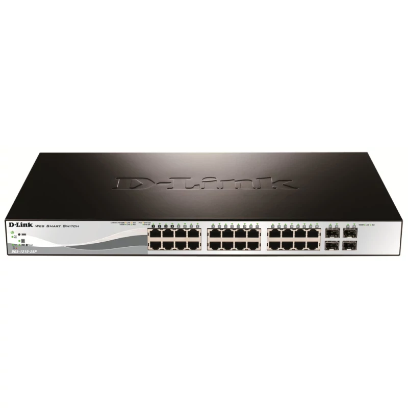 SWITCH SMART 24P.GIGA POE 2P SFP