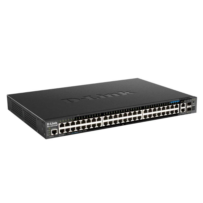Switch D-Link DGS-1520-52 Empilhável 50 Portas Gigabit + 2 SFP+