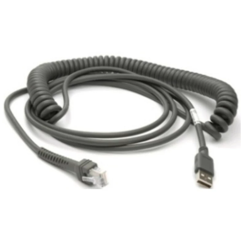 Cabo USB blindado para leitor de código de barras Zebra