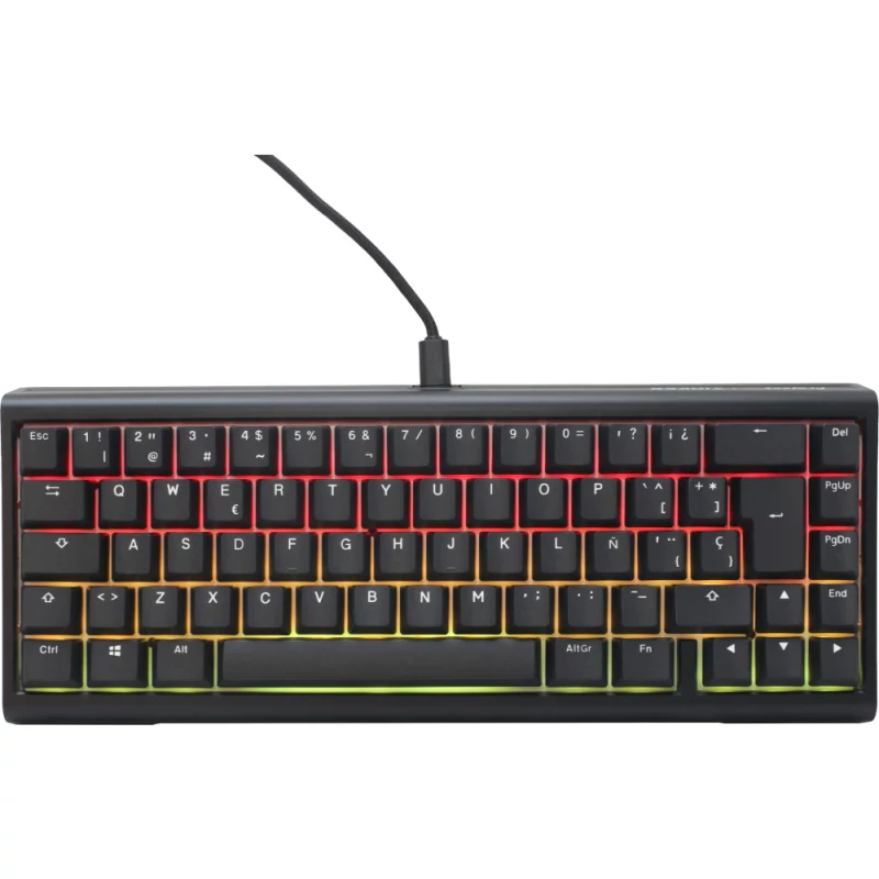 Teclado Ducky Tinker65 65% RGB Black MX-Blue (ES) - ESPANHOL