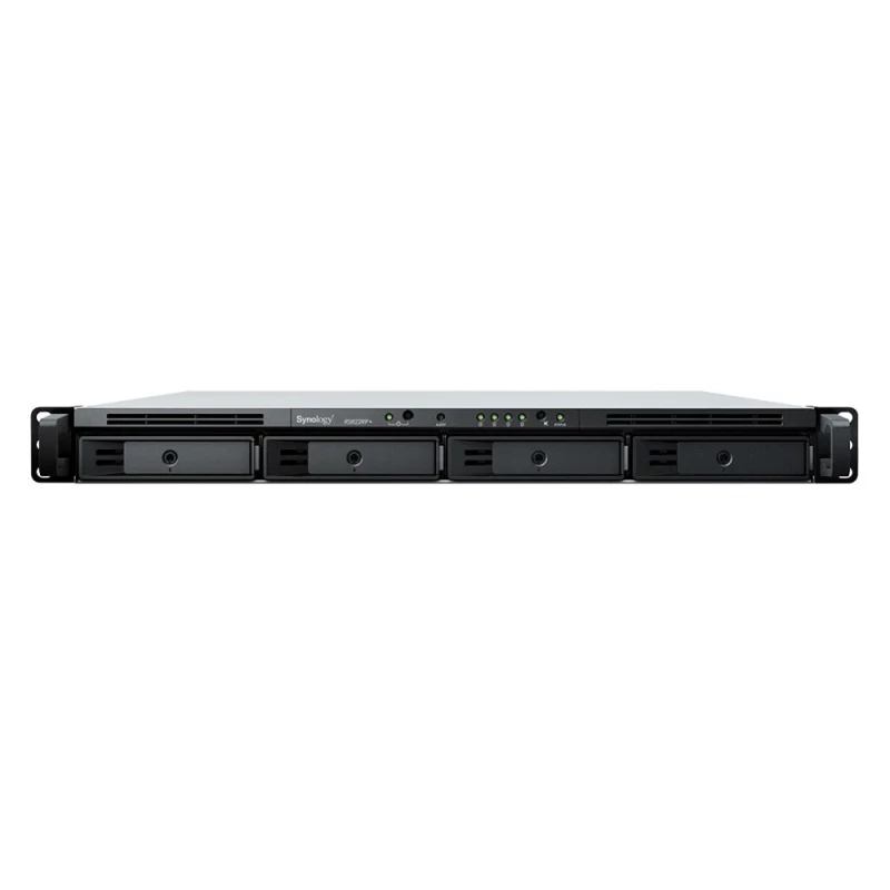 Servidor NAS Synology RackStation RS822RP+ 4 Baías SATA 6Gb/s RAID 1U