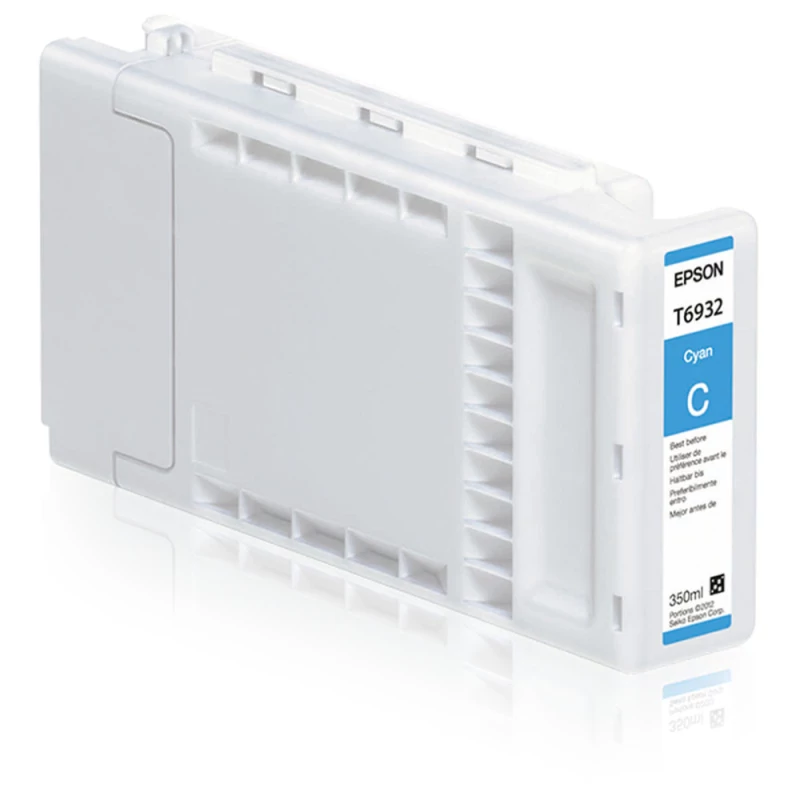 Tinteiro EPSON T6932 Ciano UltraChrome XD 350ml - SureColor SC-T3000/5000/7000