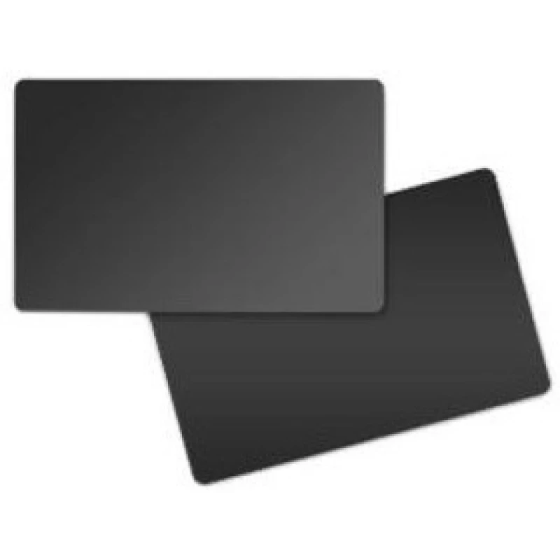 Cartões PVC Zebra Preto Mate 500 unidades (800050-158)