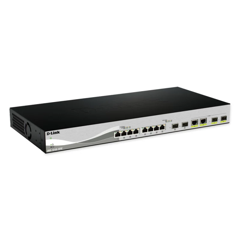 Switch D-Link DXS 1210-12SC Smart 10 x 10 Gigabit SFP+ + 2 x combo 10 Gigabit SFP+/RJ-45