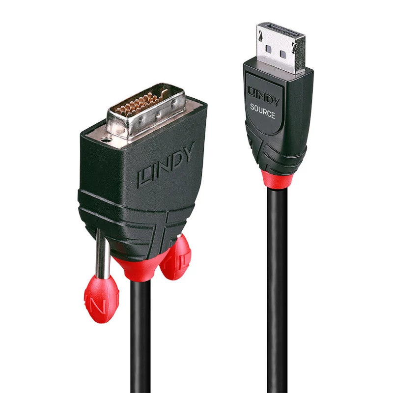 Adaptador de Cabo de Vídeo Lindy 41490 Preto