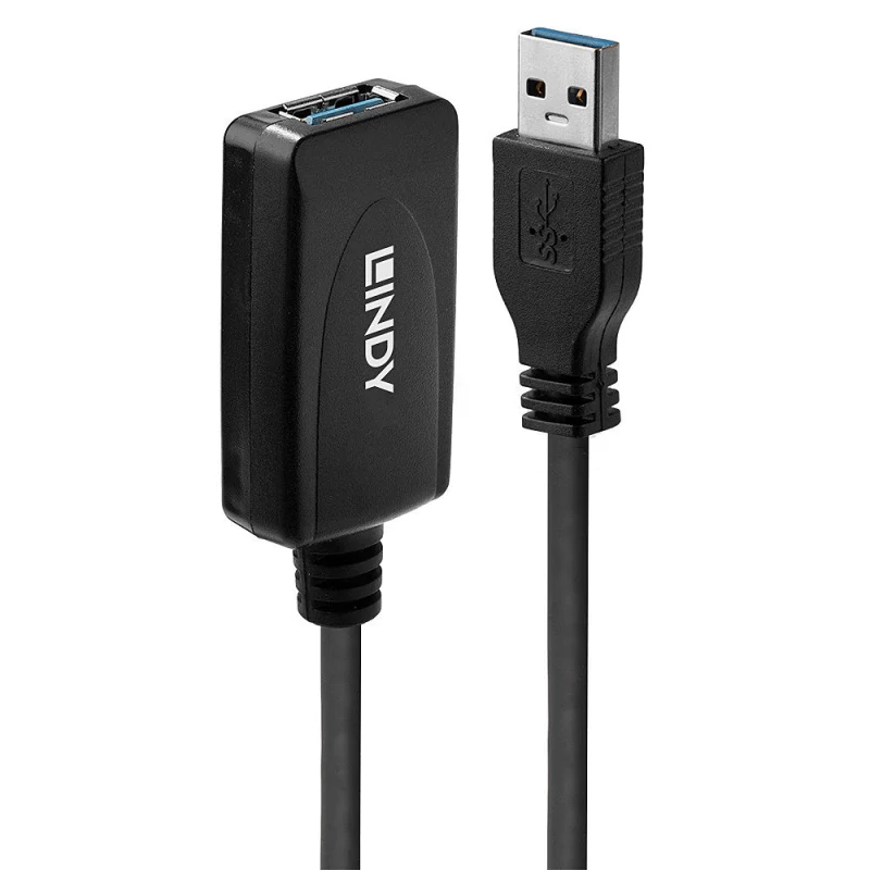 Cabo USB Lindy 43155 Preto 5m