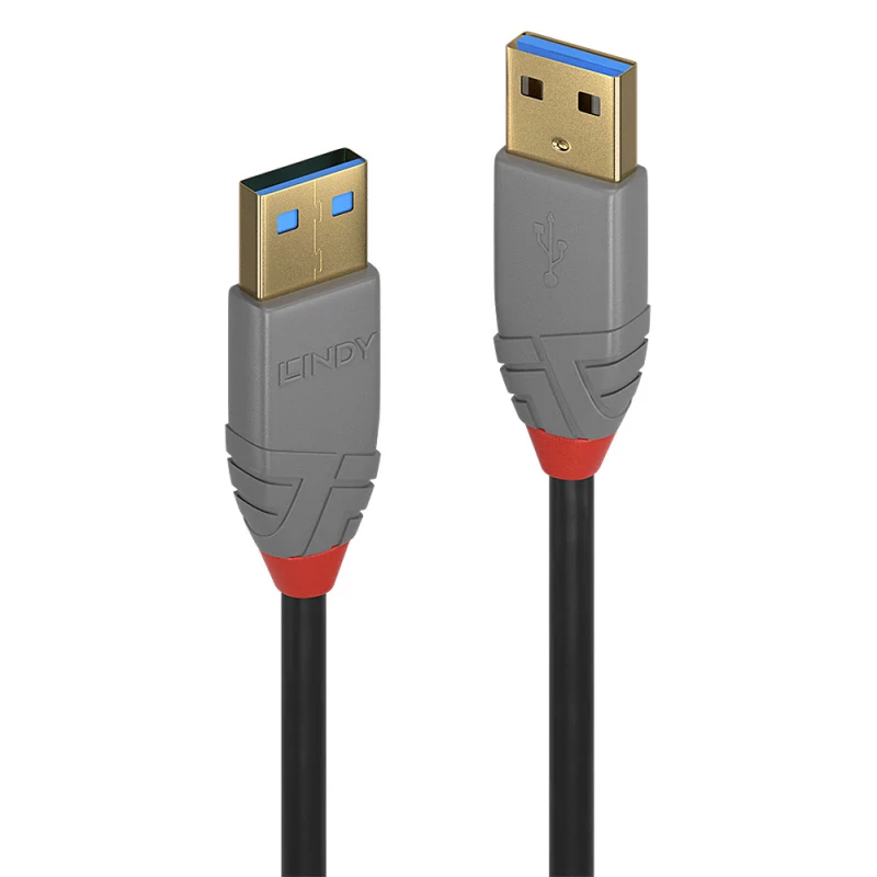 5M USB 3.2 TYPE A CABLE ANTHRA