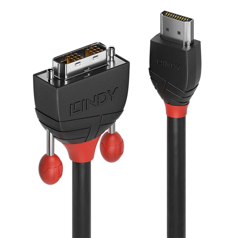 2M HDMI TO DVI CABLE BLACK LINE