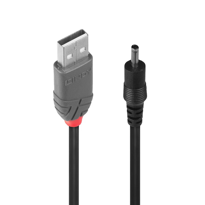 CABLE USB A M - DC 3.5/1.35MM M