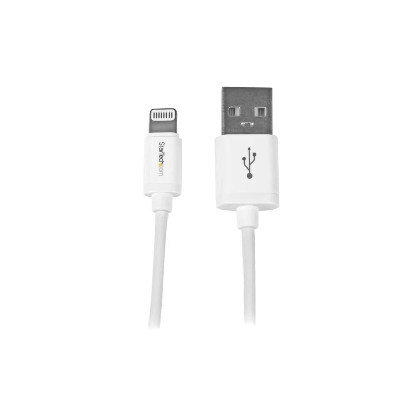 CABLE 1M LIGHTNING USB BLANCO