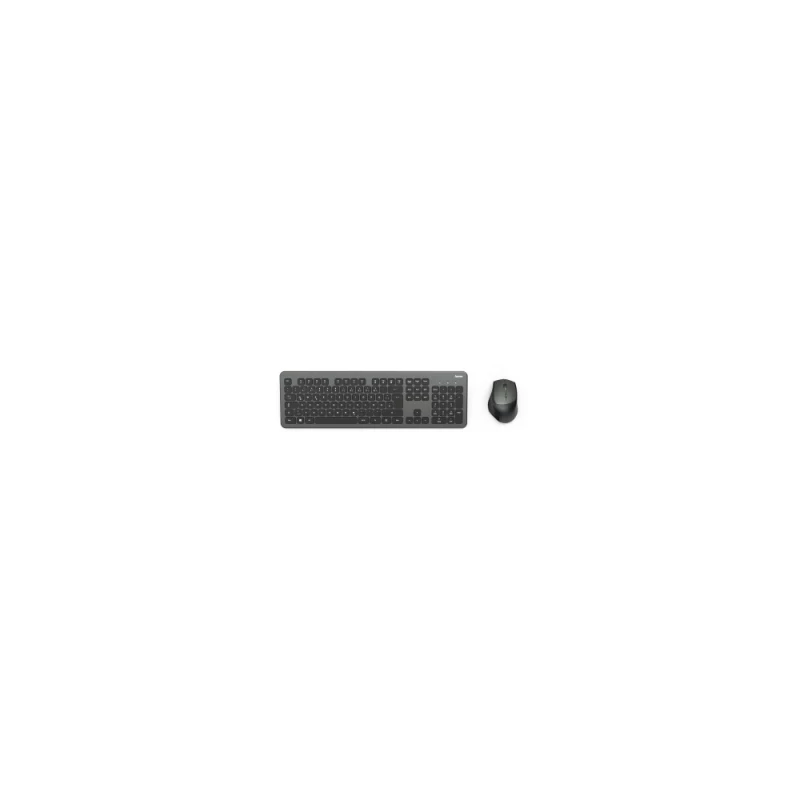 Combo,Kit HAMA KMW,700 Teclado e Rato Wireless, Grey,Black, Teclas  Multimedia, Nano USB , 182677