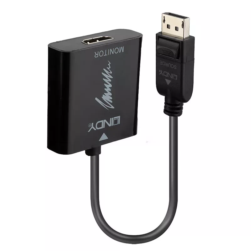 Adaptador de Cabo de Vídeo Lindy 41068 Preto