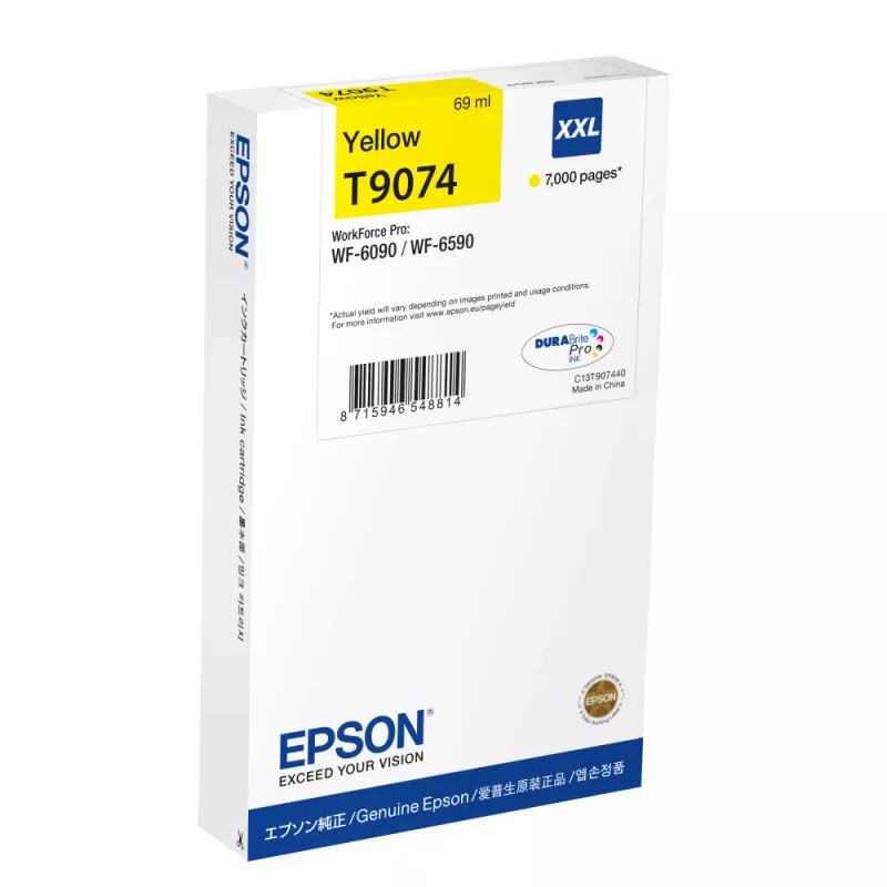 Tinteiro Epson Amarelo XXL 7000P WF-6XXX