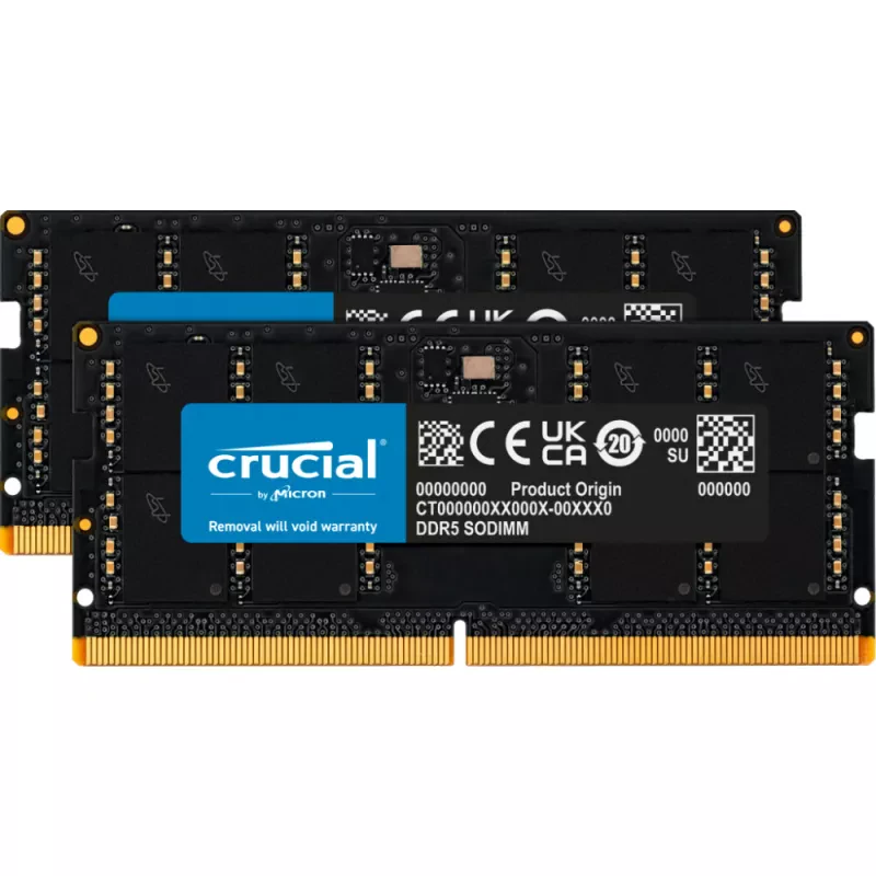 Crucial - DDR5 - kit - 96 GB: 2 x 48 GB - SO DIMM 262-pinos - 5600