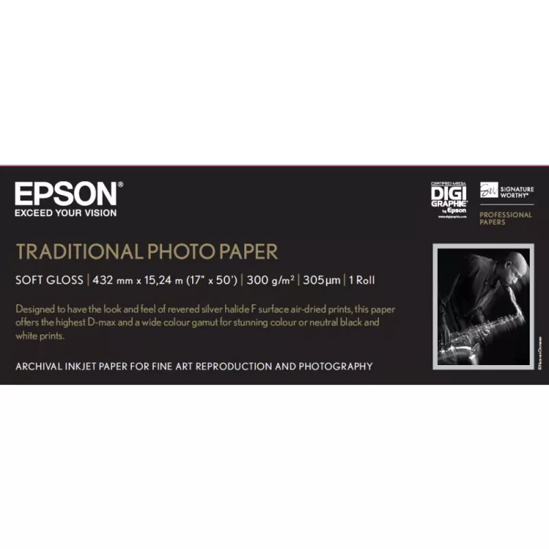 Traditional Photo Paper 17" x 15m