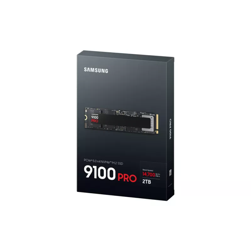 Samsung M.2 PCI-E SSD 9100 PRO 2TB 新品未開封 SSD Samsung 9100 PRO 2TB, PCIe 5.0 x4 M.2 2280, Até 14,800MB