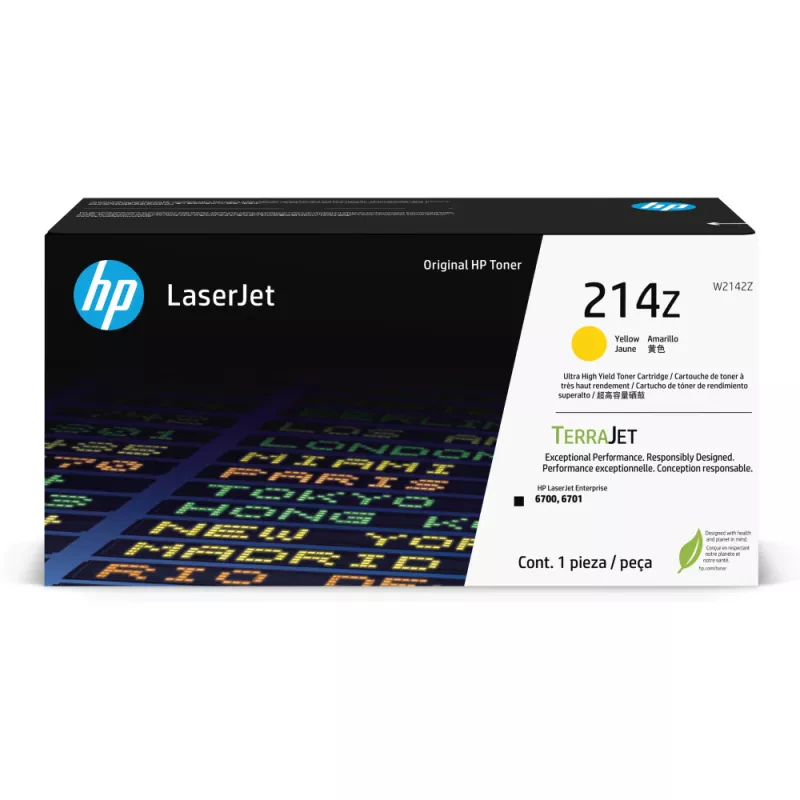HP 214Z Ylw Original LaserJet Toner Crtg