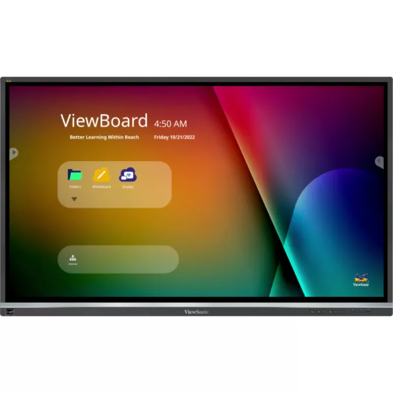 VIEWSONIC MONITOR PROFISSIONAL 55" 4K MULTI TOUCH 40/20 POINTS IFP5550-5