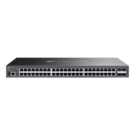 Omada 48-Port Gigabit Stackable Lite L3 Managed Switch with 4 10G Slots