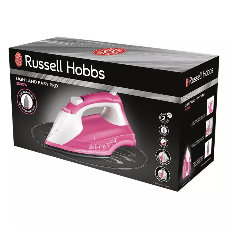 Ferro Engomar Russell Hobbs Light & Easy Pro Auto Steam - 26461-56