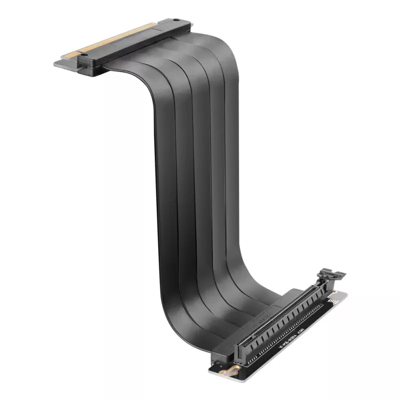 Cabo Riser GPU Pcie 4.0 x16 Mars Gaming MCA-PCIE40 com Conector 90º e Cablagem de Cobre 30awg 300mm