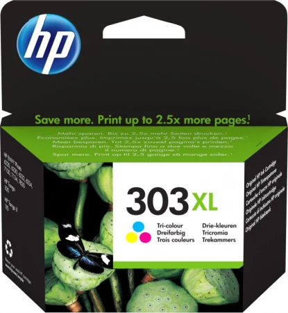 HP 303XL High Yield Tri-color Ink Cartridge