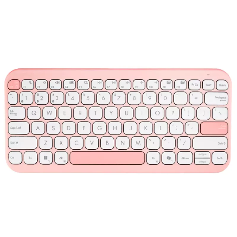 ASUS TECLADO KW100 MARSHMALLOW PT 81 3BT COPILOT ROSA