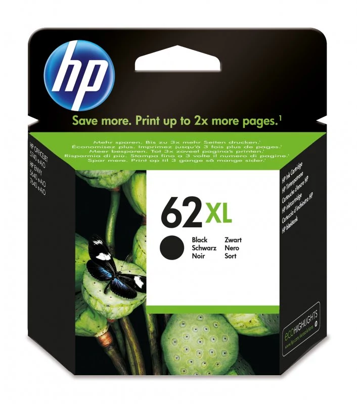 HP 62XL High Yield Black Original Ink Cartridge
