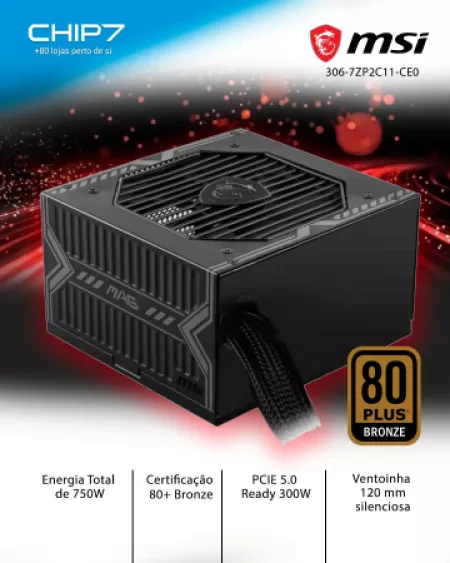 Fonte Modular Asus ROG Thor 1200W 80+ Platinum | CHIP7