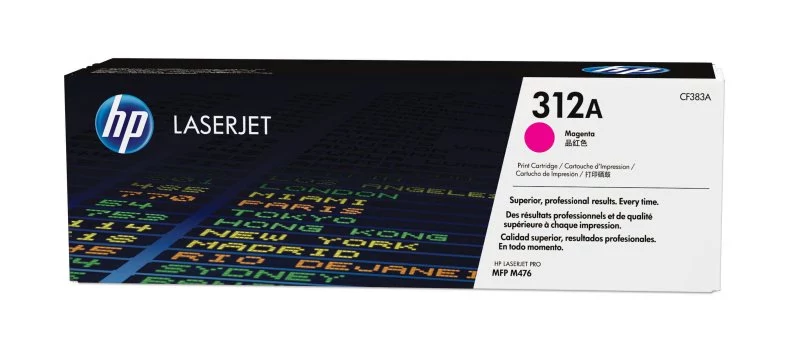 HP 312A - Magenta - original - LaserJet - cartucho de toner (CF383A) - para Color LaserJet Pro MFP M476dn, MFP M476dw, MFP M476nw