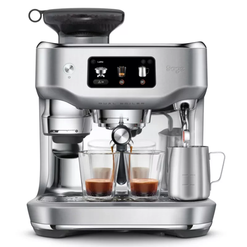 SAGE MAQUINA CAFE THE ORACLE DUAL BOILER BRUSHED STAINLESS STEEL