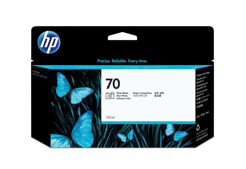 TINTA NEGRA FOTO HP 70
