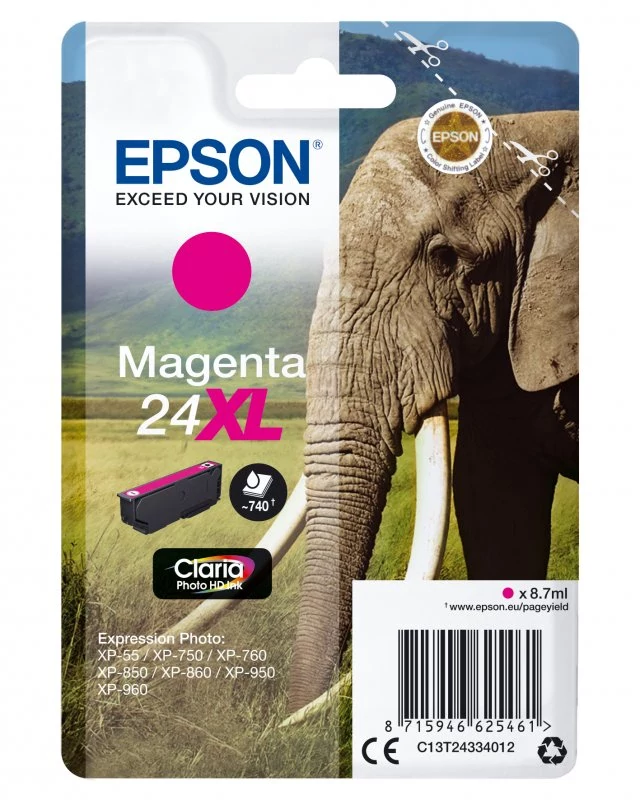 EPSON TINTEIRO MAGENTA 27XL WF-3620-40/WF-7110-7610-7620 MOQ 10